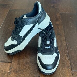 Puma Black and White Sneakers